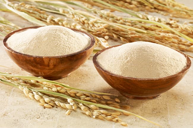 Bột cám gạo được ứng dụng trong sản xuất nguyên liệu mỹ phẩm từ thiên nhiên
