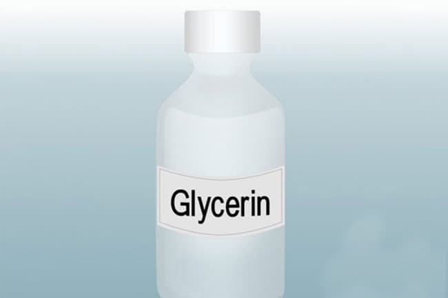 Nguyên liệu Glycerin hay thế và trở thành một dung môi hòa tan các thành phần với khác