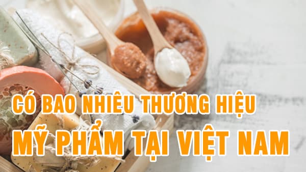Ở Việt Nam có bao nhiêu thương hiệu mỹ phẩm nội địa?