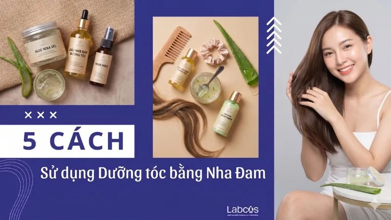 Cách Sử Dụng Dưỡng Tóc Bằng Nha Đam