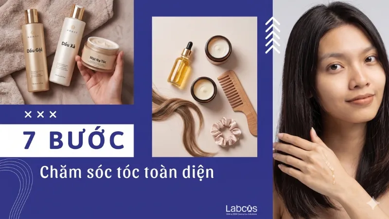 quy trình chăm sóc tóc toàn diện