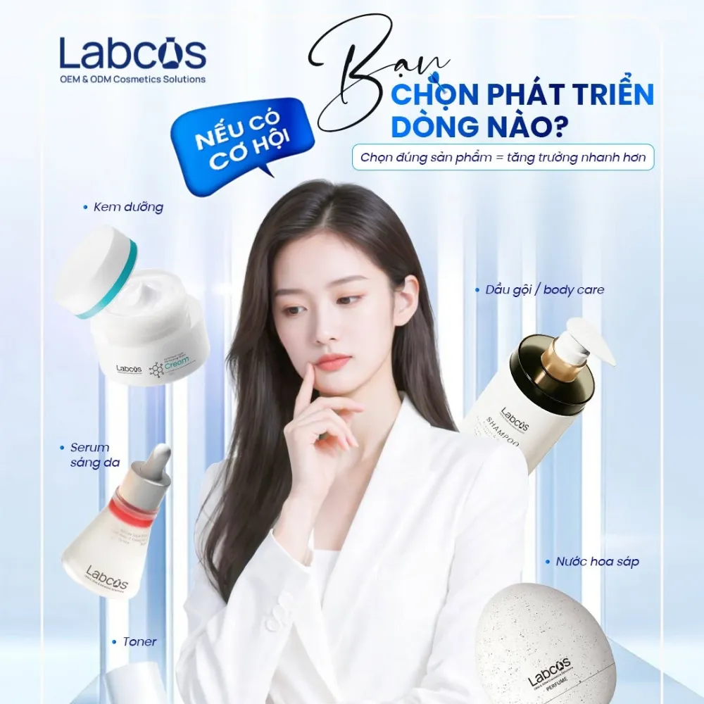 gia công mỹ phẩm trọn gói OEM ODM tại Labcos