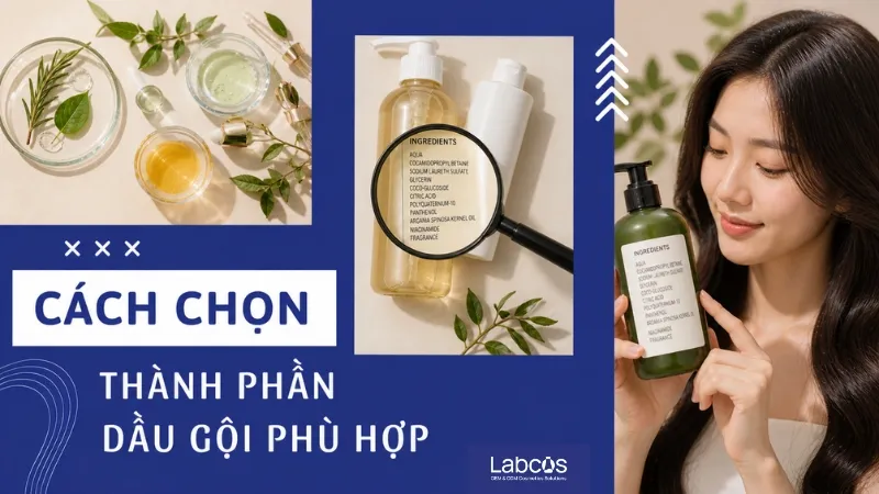 Cách chọn thành phần dầu gội phù hợp