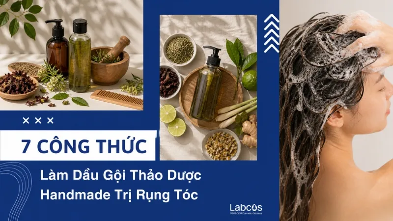 Công Thức Làm Dầu Gội Thảo Dược Handmade