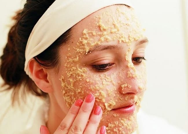 Mặt nạ bột Yến Mạch giúp khắc phục làn da nhờn