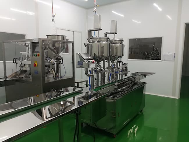 dây chuyền gia công mỹ phẩm của chúng tôi đạt chất lượng tốt