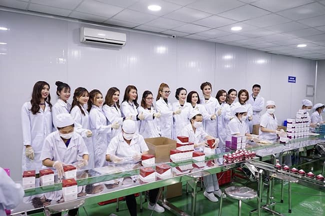 dây chuyền gia công mỹ phẩm đạt chuẩn GMP