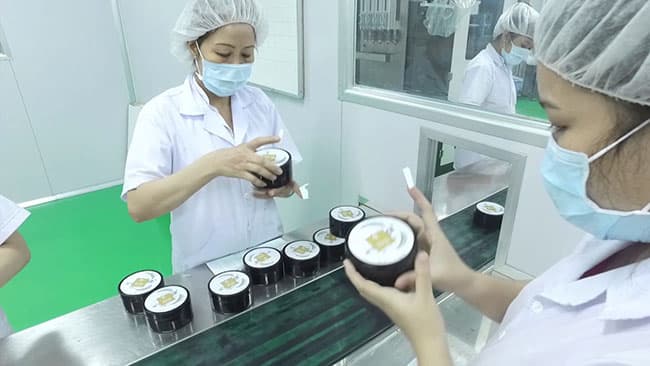dây chuyền gia công sản xuất mỹ phẩm đạt chuẩn GMP