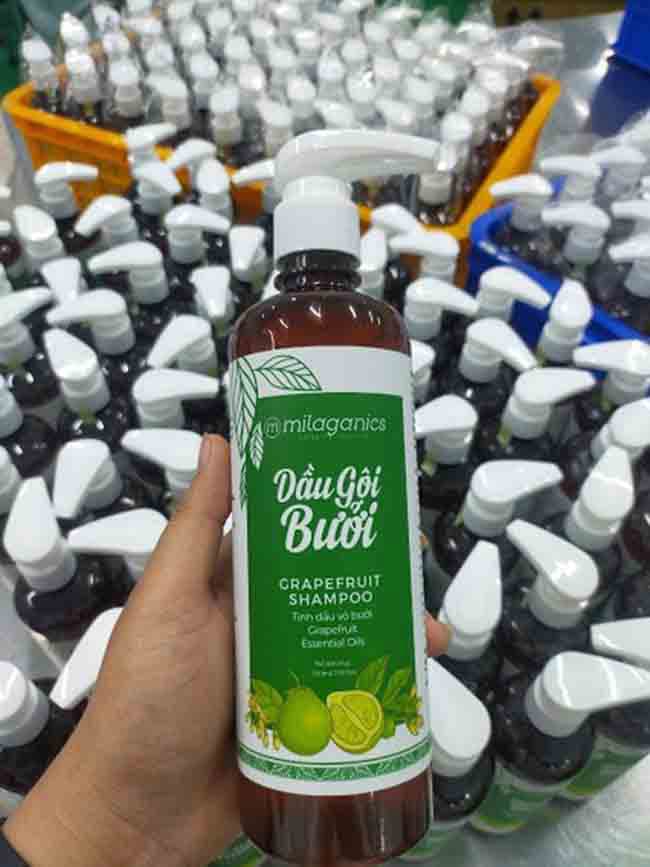 Gia công dầu gội Bưởi thiên nhiên tại Labcos.