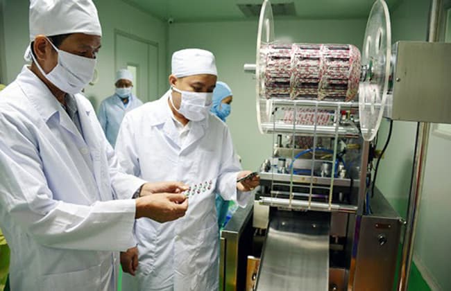 Labcos sở hữu hệ thống máy móc, công hệ hiện đại đạt chuẩn GMP tại Sóc Trăng.