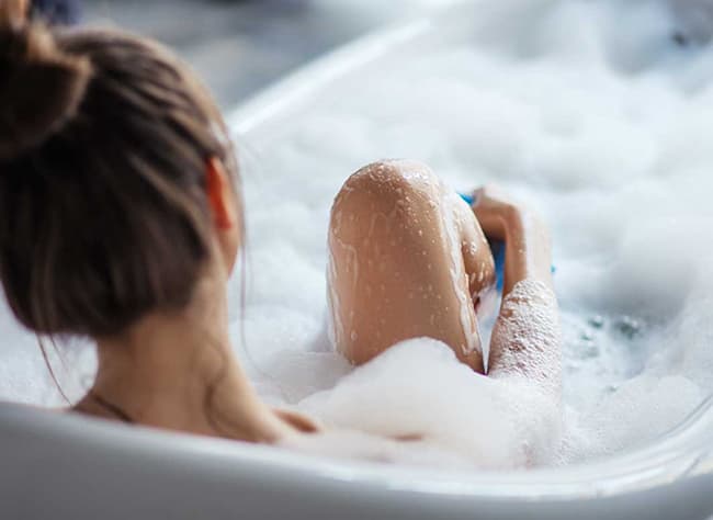 Sữa tắm giúp giảm tình trạng kích ứng da