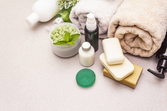 Dầu oliu và sữa tắm