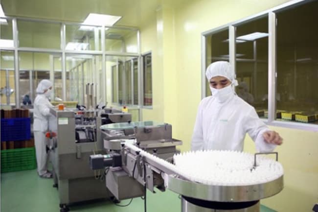 Labcos sở hữu hệ thống máy móc, công hệ hiện đại đạt chuẩn GMP tại Kiên Giang.